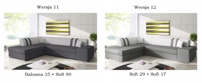 Sofa narożna FLEXI wygodne siedzisko i modny wygląd - obrazek 7
