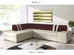 Sofa narożna FLEXI wygodne siedzisko i modny wygląd