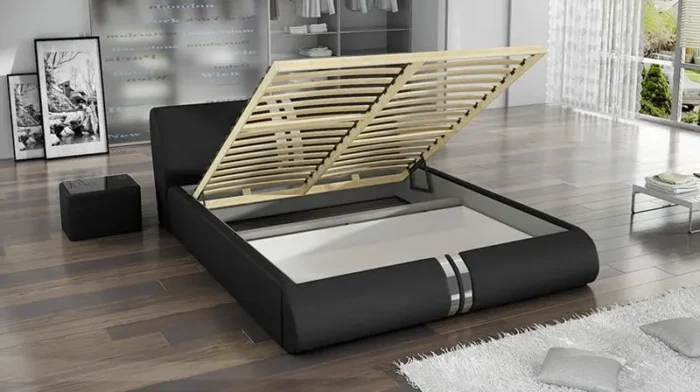 Łóżko tapicerowane FIORINA  140 cm ergonomia i elegancja dla doskonałego wypoczynku - obrazek 4