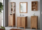 Komplet łazienkowy CLASSIC – eleganckie szafki i szuflady w klasycznym wydaniu