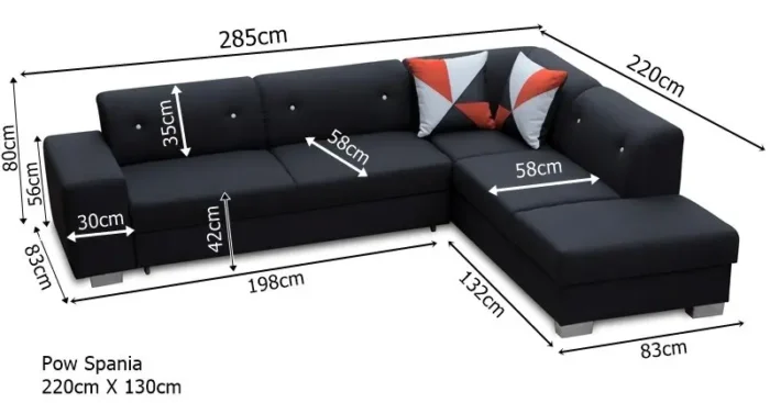 Sofa narożna URSULA przestronny komfort i funkcjonalność - obrazek 9