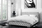 Łóżko tapicerowane PERLA  140 cm funkcjonalność i elegancja dla codziennego wypoczynku - obrazek 4