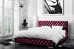 Łóżko tapicerowane PERLA  140 cm funkcjonalność i elegancja dla codziennego wypoczynku - obrazek 5