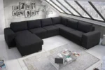 Narożnik FLEXI w kształcie U stylowy i praktyczny element aranżacji