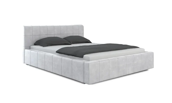 Łóżko tapicerowane QUINTINA 140 cm  komfort i nowoczesny design dla idealnego snu - obrazek 3