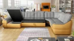 Sofa w kształcie U NOVA funkcjonalna i komfortowa do codziennego relaksu - obrazek 2