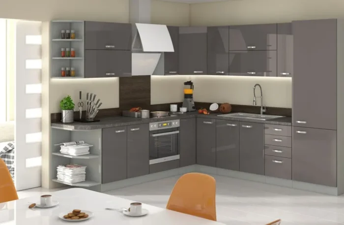 Zestaw kuchenny "Optima" - meble kuchenne na każdą przestrzeń, łatwy montaż, nowoczesny design - obrazek 2