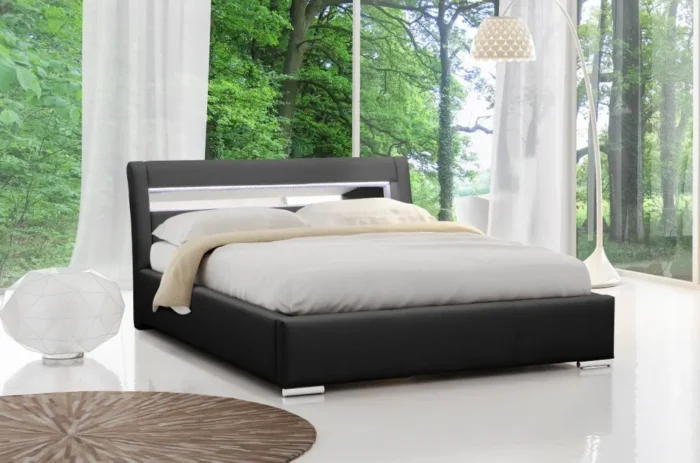 Łóżko tapicerowane FLORA 120 cm ergonomia i funkcjonalność dla idealnego wypoczynku - obrazek 3