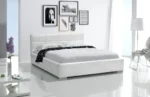 Łóżko tapicerowane LUSTINA  160 cm komfort i nowoczesny design dla zdrowego snu