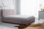 Łóżko tapicerowane GENTIANA 160 cm  komfort i elegancja dla codziennego relaksu - obrazek 4
