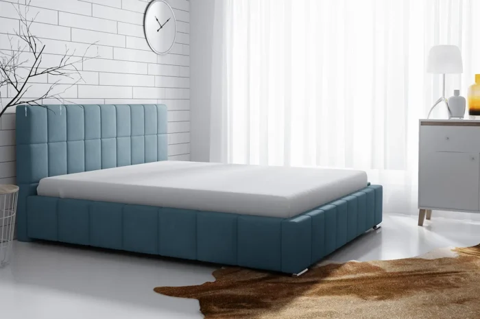 Łóżko tapicerowane GENTIANA 160 cm  komfort i elegancja dla codziennego relaksu - obrazek 5