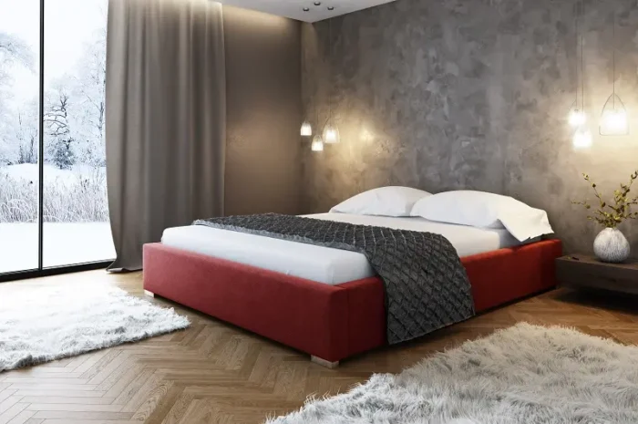 Łóżko tapicerowane ELANORA  180 cm komfort i nowoczesny design dla idealnego wypoczynku - obrazek 2