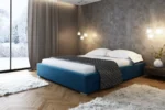 Łóżko tapicerowane ELANORA  180 cm komfort i nowoczesny design dla idealnego wypoczynku