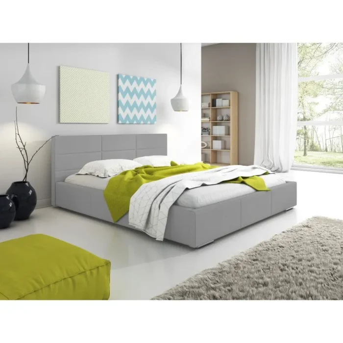 Łóżko tapicerowane NOBILIA  160 cm ergonomia i komfort dla zdrowego snu - obrazek 4