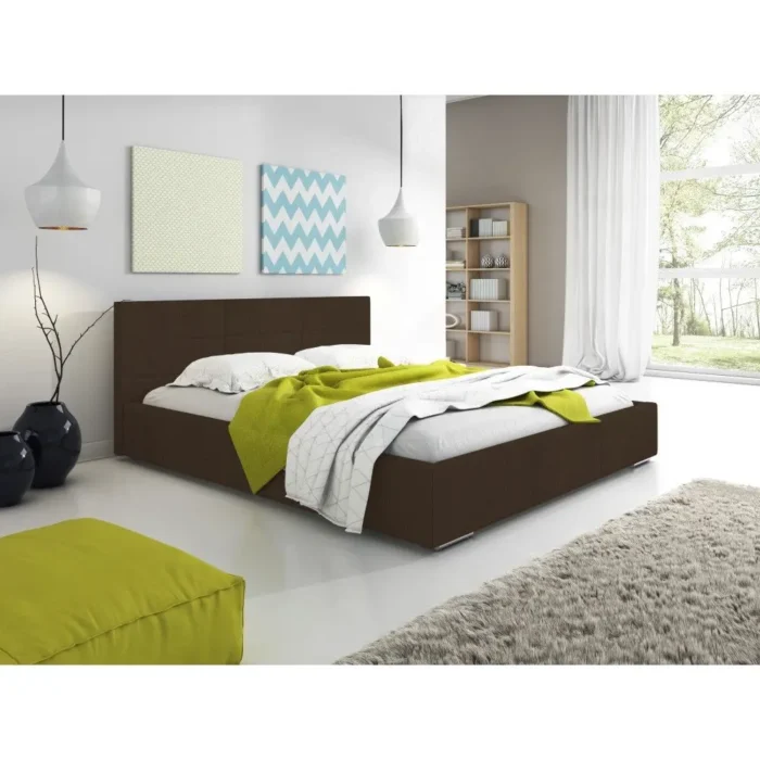 Łóżko tapicerowane NOBILIA  160 cm ergonomia i komfort dla zdrowego snu - obrazek 2