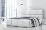 Łóżko tapicerowane WISTERIA 160 cm  ergonomia i wsparcie dla idealnego wypoczynku - obrazek 2