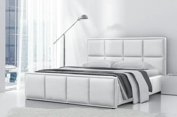 Łóżko tapicerowane WISTERIA 160 cm  ergonomia i wsparcie dla idealnego wypoczynku - obrazek 2