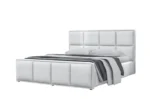 Łóżko tapicerowane VELVETTA 120 cm komfort i nowoczesny design dla zdrowego snu