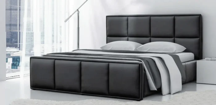 Łóżko tapicerowane VELVETTA 120 cm komfort i nowoczesny design dla zdrowego snu - obrazek 3