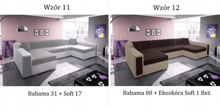 Sofa rogowa VIVA przestronna i nowoczesna do rodzinnego salonu - obrazek 5