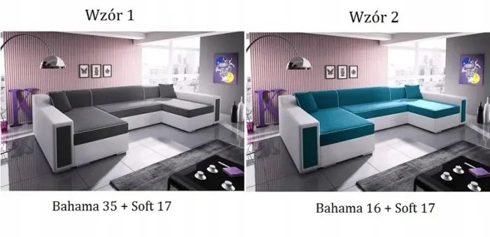 Sofa rogowa VIVA przestronna i nowoczesna do rodzinnego salonu - obrazek 2