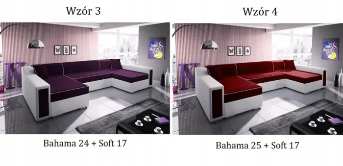 Sofa rogowa VIVA przestronna i nowoczesna do rodzinnego salonu - obrazek 3