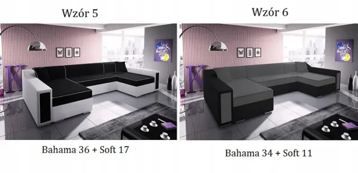 Sofa rogowa VIVA przestronna i nowoczesna do rodzinnego salonu - obrazek 4