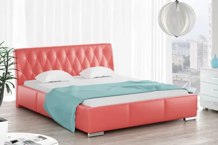 Łóżko tapicerowane AVELINE  160 cm funkcjonalność i elegancja dla zdrowego snu - obrazek 4