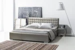Łóżko tapicerowane FELICITA 120 cm ergonomia i wsparcie dla zdrowego snu - obrazek 2