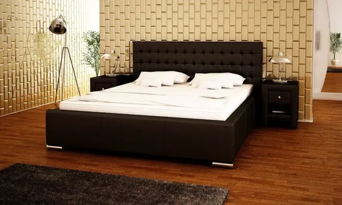 Łóżko tapicerowane JASMINA 120 cm ergonomia i wsparcie dla idealnego wypoczynku - obrazek 3