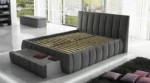 Łóżko tapicerowane ROSELLA  160 cm komfort i nowoczesny design dla idealnego wypoczynku - obrazek 3