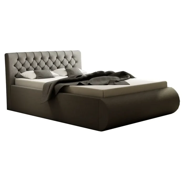 Łóżko tapicerowane UMBERTA 120 cm komfort i nowoczesny design dla zdrowego snu - obrazek 2