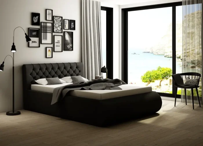 Łóżko tapicerowane UMBERTA 120 cm komfort i nowoczesny design dla zdrowego snu - obrazek 7