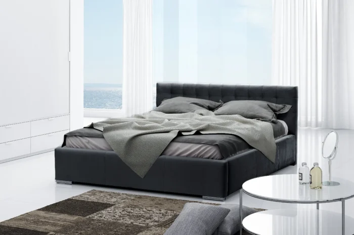 Łóżko tapicerowane ZINNIA 120 cm ergonomia i wsparcie dla zdrowego snu - obrazek 3