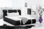 Łóżko tapicerowane CAELINA  160 cm ergonomia i wsparcie dla idealnego wypoczynku - obrazek 3