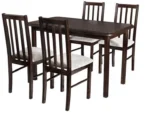 STÓŁ ALEX IV 76/150/70 + 4 krzesła HUGO X