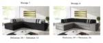 Sofa narożna FLEXI wygodne siedzisko i modny wygląd - obrazek 10