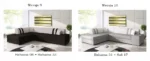 Sofa narożna FLEXI wygodne siedzisko i modny wygląd - obrazek 11