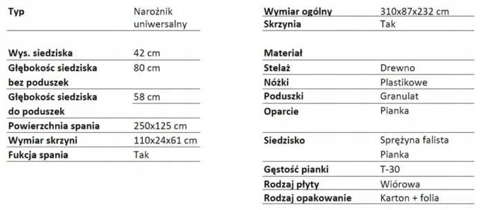 Elegancki narożnik OLIVIA w kształcie U idealny do dużych pomieszczeń - obrazek 5
