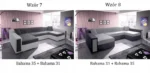 Sofa rogowa VIVA przestronna i nowoczesna do rodzinnego salonu - obrazek 9
