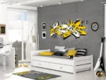 Łóżko BELLORA 90 cm elegancja i wygoda dla idealnego wypoczynku - obrazek 2
