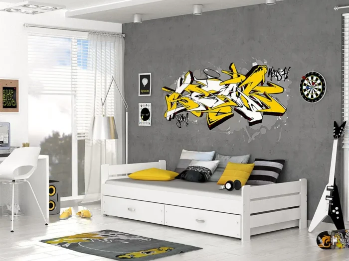 Łóżko BELLORA 90 cm elegancja i wygoda dla idealnego wypoczynku - obrazek 2