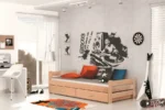 Łóżko BELLORA 90 cm elegancja i wygoda dla idealnego wypoczynku