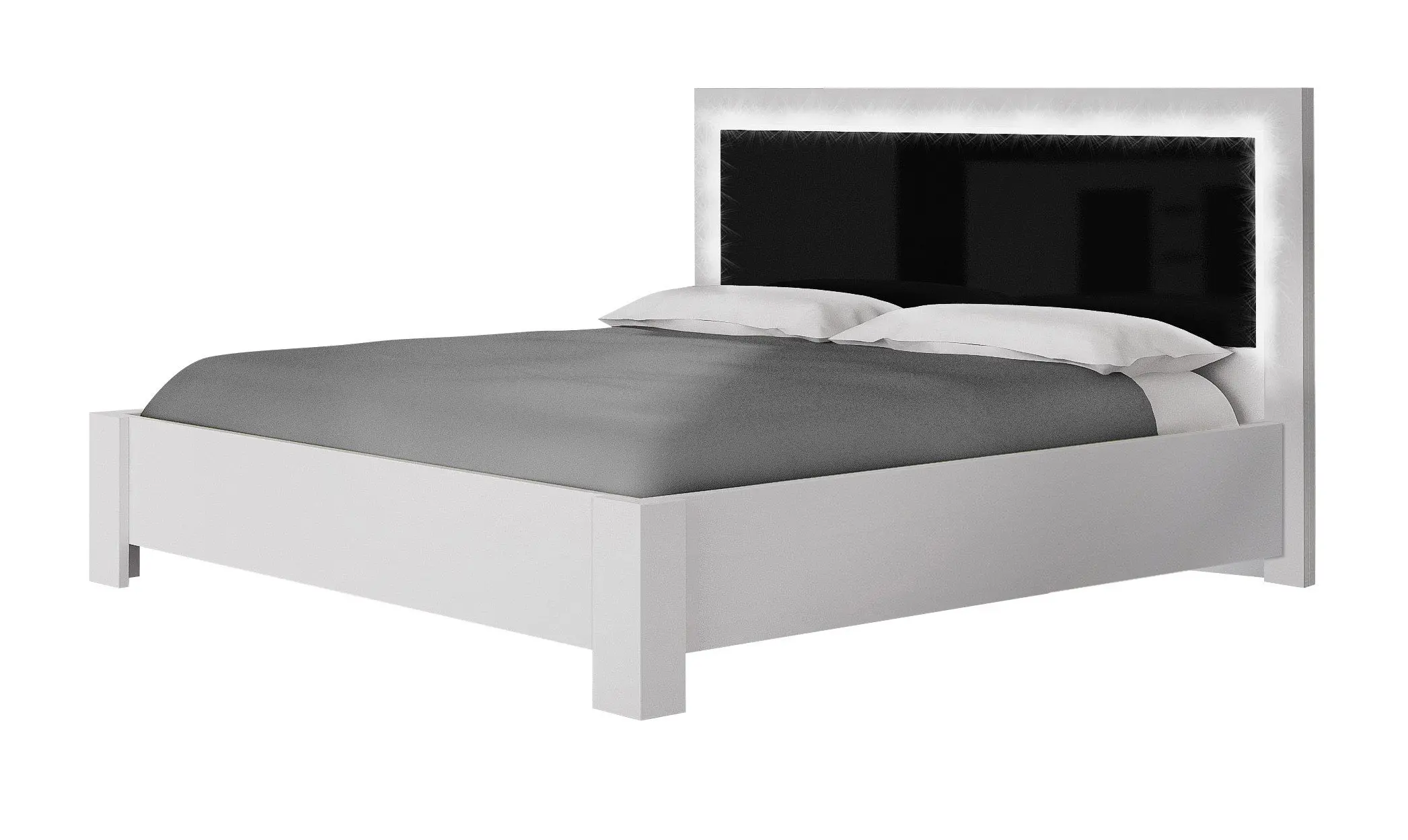 lozko-roma-z-oswietleniem-led- Łóżko VELORIA 120 cm stylowe i funkcjonalne rozwiązanie do sypialni - obrazek 1
